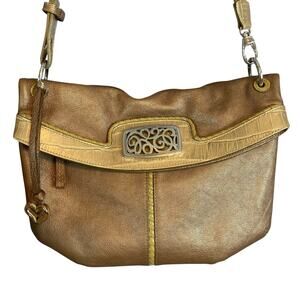 Brighton Shoulder Bag Purse Handbag Genuine Leather